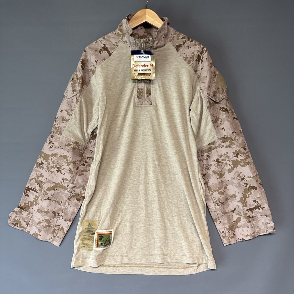 USMC‎ FROG Combat Shirt Desert MARPAT Flame Resistant Medium Regular Propper NEW